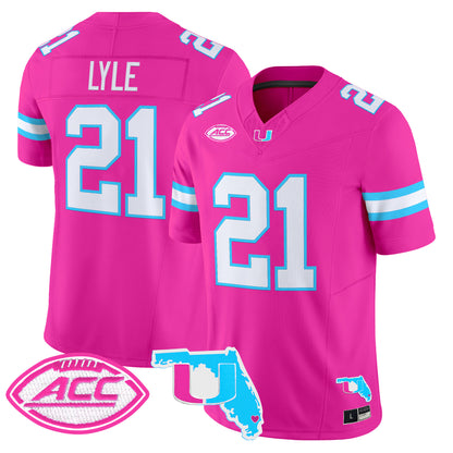 Men's Miami Hurricanes Vice City Vapor Limited Jersey - All Stitched