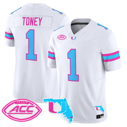 Men's Miami Hurricanes Vice City Vapor Limited Jersey - All Stitched