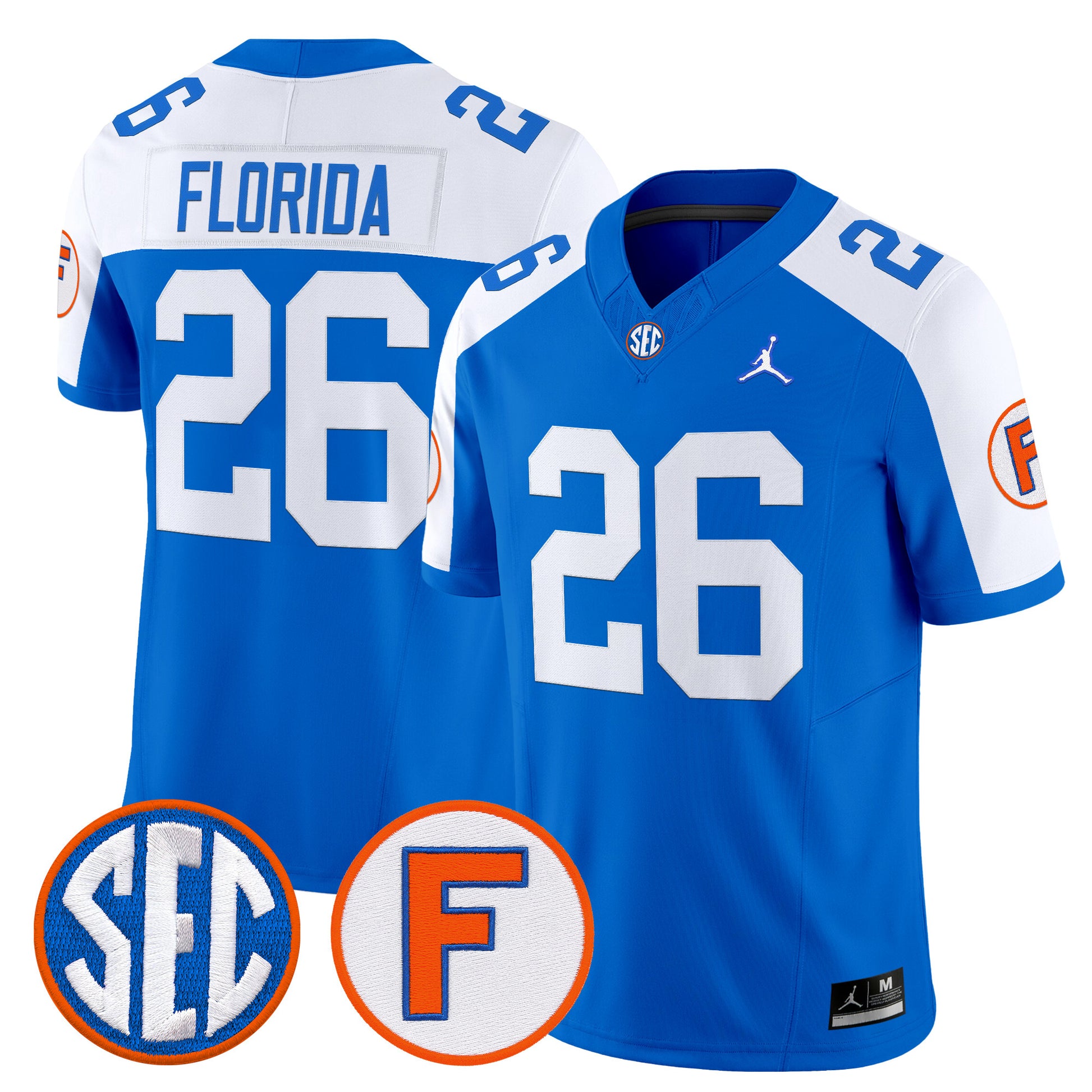 Men's Florida Gators '1960s Throwback' Vapor Limited Jersey - All Stitched