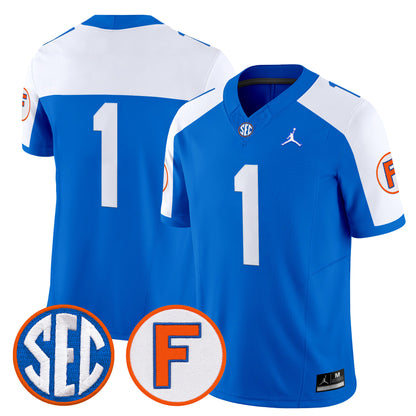 Men's Florida Gators '1960s Throwback' Vapor Limited Jersey - All Stitched
