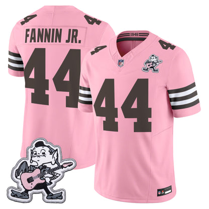 Men's Cleveland Browns MGK Patch Vapor Limited Jersey -  Stitched