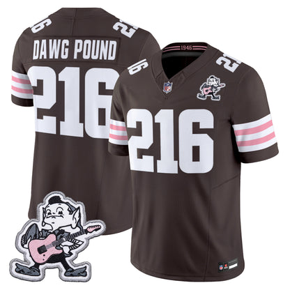 Men's Cleveland Browns MGK Patch Vapor Limited Jersey -  Stitched