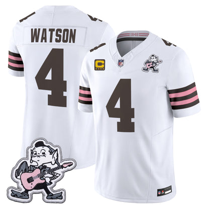 Men's Cleveland Browns MGK Patch Vapor Limited Jersey -  Stitched