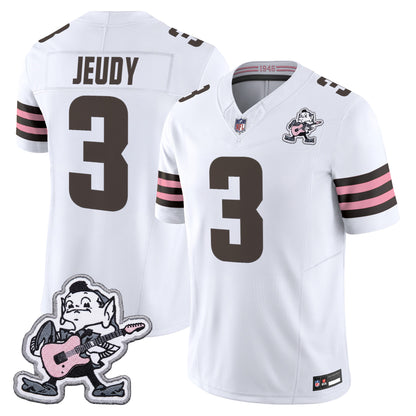 Men's Cleveland Browns MGK Patch Vapor Limited Jersey -  Stitched