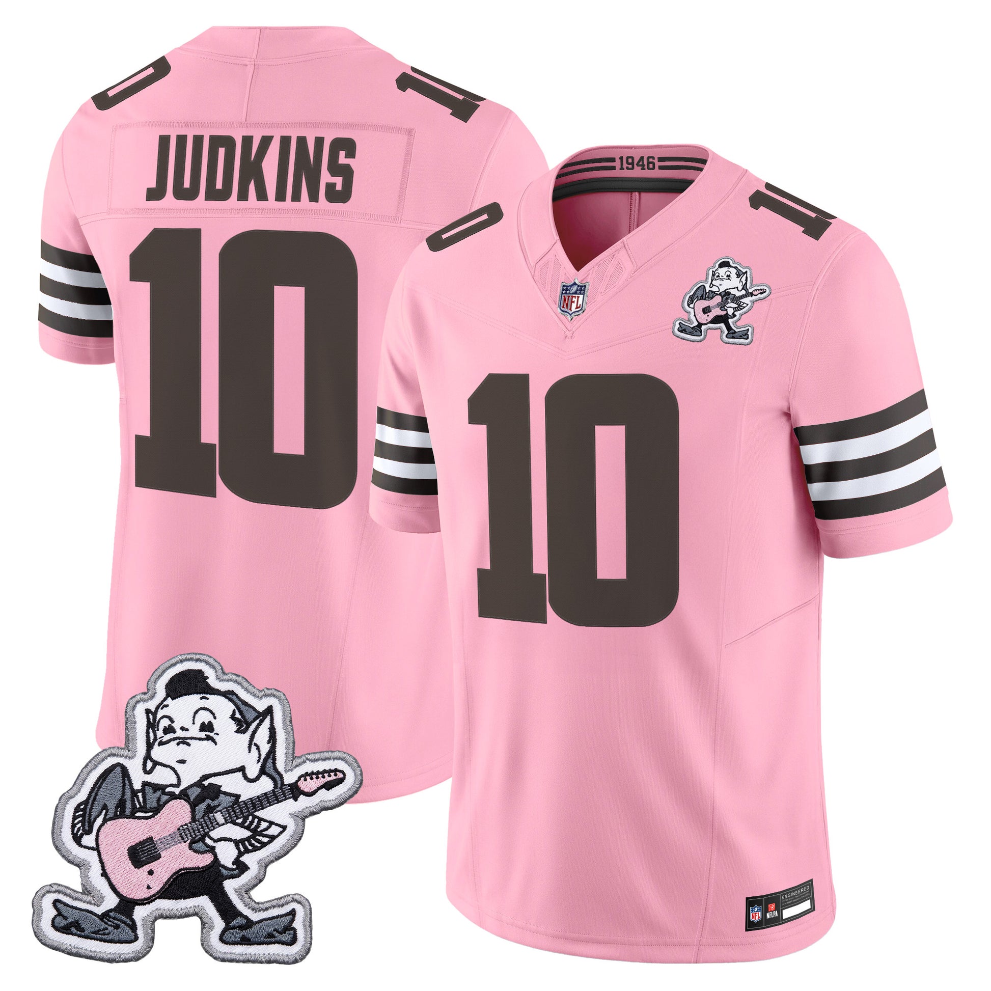 Men's Cleveland Browns MGK Patch Vapor Limited Jersey -  Stitched