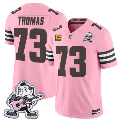 Men's Cleveland Browns MGK Patch Vapor Limited Jersey -  Stitched