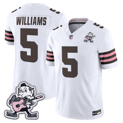 Men's Cleveland Browns MGK Patch Vapor Limited Jersey -  Stitched