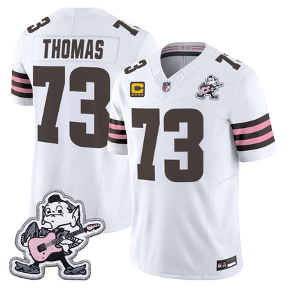 Men's Cleveland Browns MGK Patch Vapor Limited Jersey -  Stitched