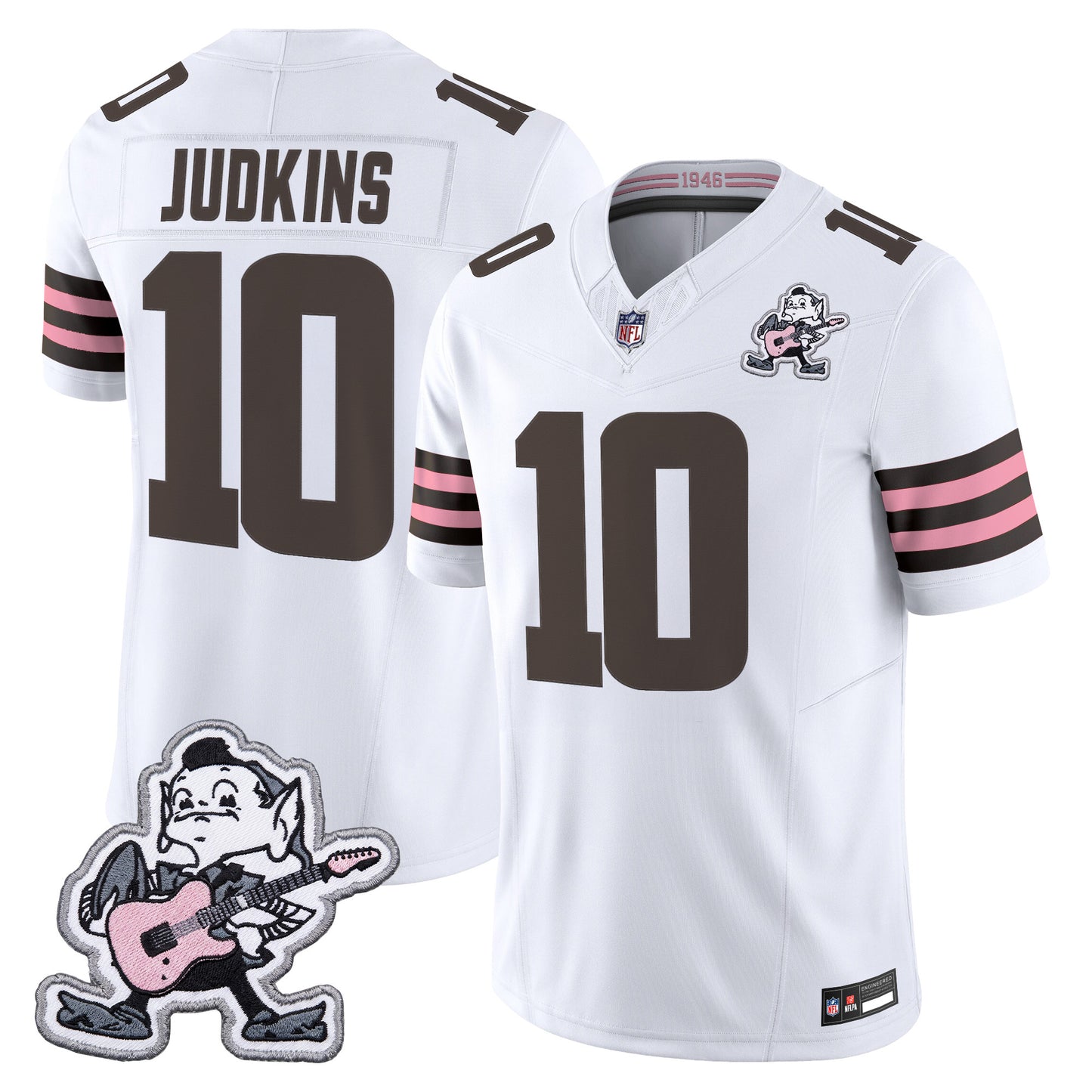 Men's Cleveland Browns MGK Patch Vapor Limited Jersey -  Stitched