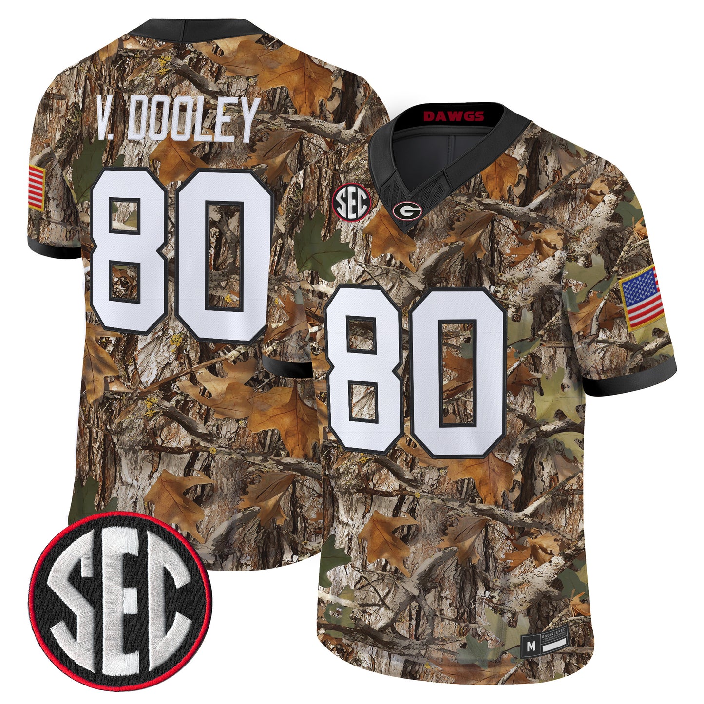 Georgia Bulldogs Camouflage Edition 2026 Vapor Limited Jersey -  Stitched