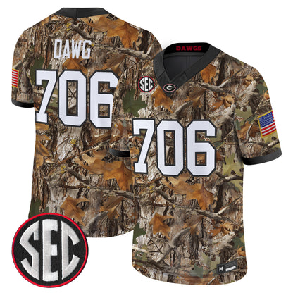Georgia Bulldogs Camouflage Edition 2026 Vapor Limited Jersey -  Stitched