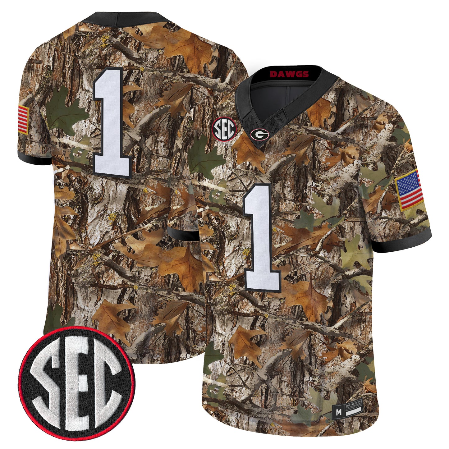 Georgia Bulldogs Camouflage Edition 2026 Vapor Limited Jersey -  Stitched