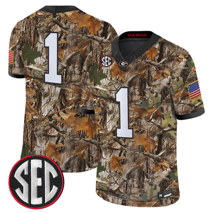 Georgia Bulldogs Camouflage Edition 2026 Vapor Limited Jersey -  Stitched