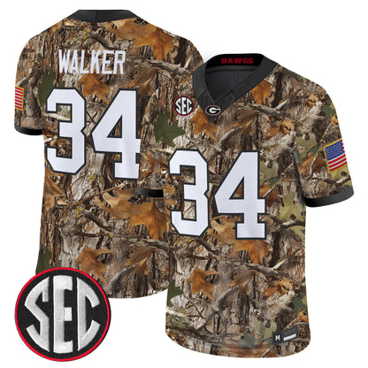Georgia Bulldogs Camouflage Edition 2026 Vapor Limited Jersey -  Stitched