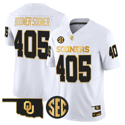 Oklahoma Sooners 2026 Gold Vapor Limited Jersey - Stitched