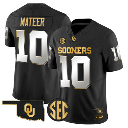 Oklahoma Sooners 2026 Gold Vapor Limited Jersey - Stitched