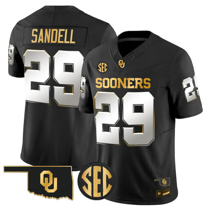 Oklahoma Sooners 2026 Gold Vapor Limited Jersey - Stitched