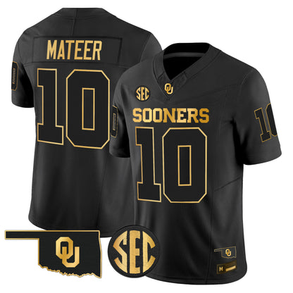 Oklahoma Sooners 2026 Gold Vapor Limited Jersey - Stitched