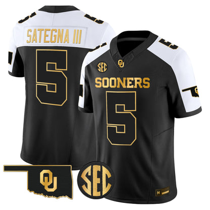 Oklahoma Sooners 2026 Gold Vapor Limited Jersey - Stitched