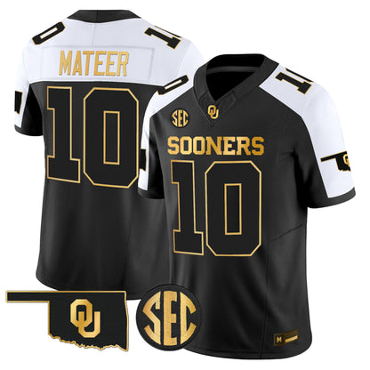 Oklahoma Sooners 2026 Gold Vapor Limited Jersey - Stitched