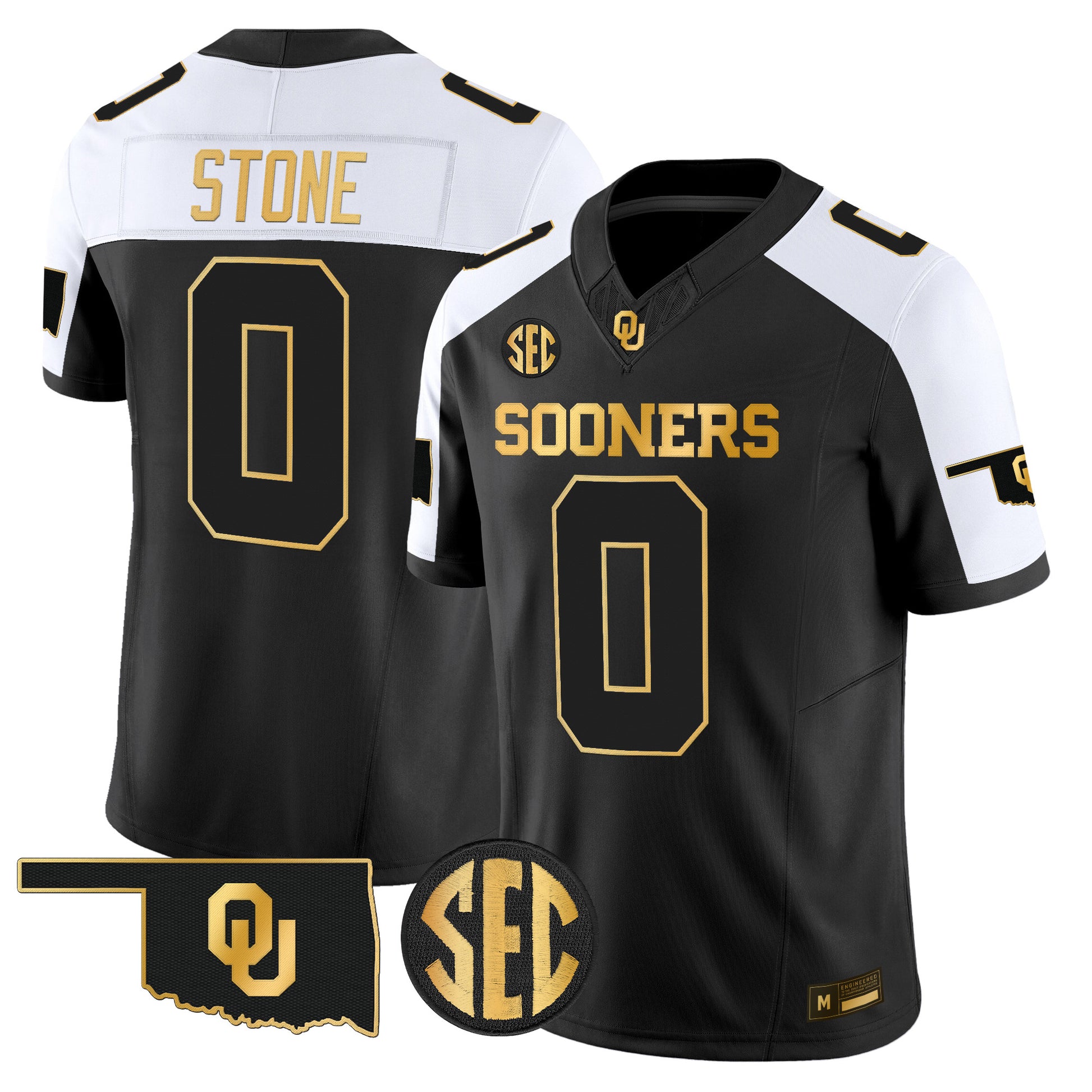 Oklahoma Sooners 2026 Gold Vapor Limited Jersey - Stitched