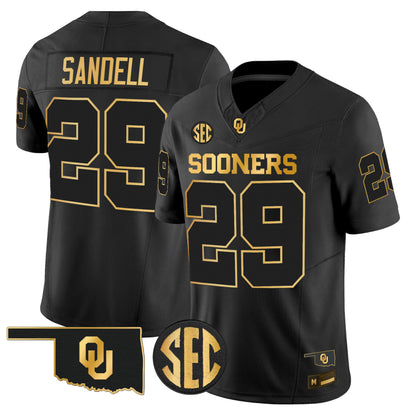 Oklahoma Sooners 2026 Gold Vapor Limited Jersey - Stitched
