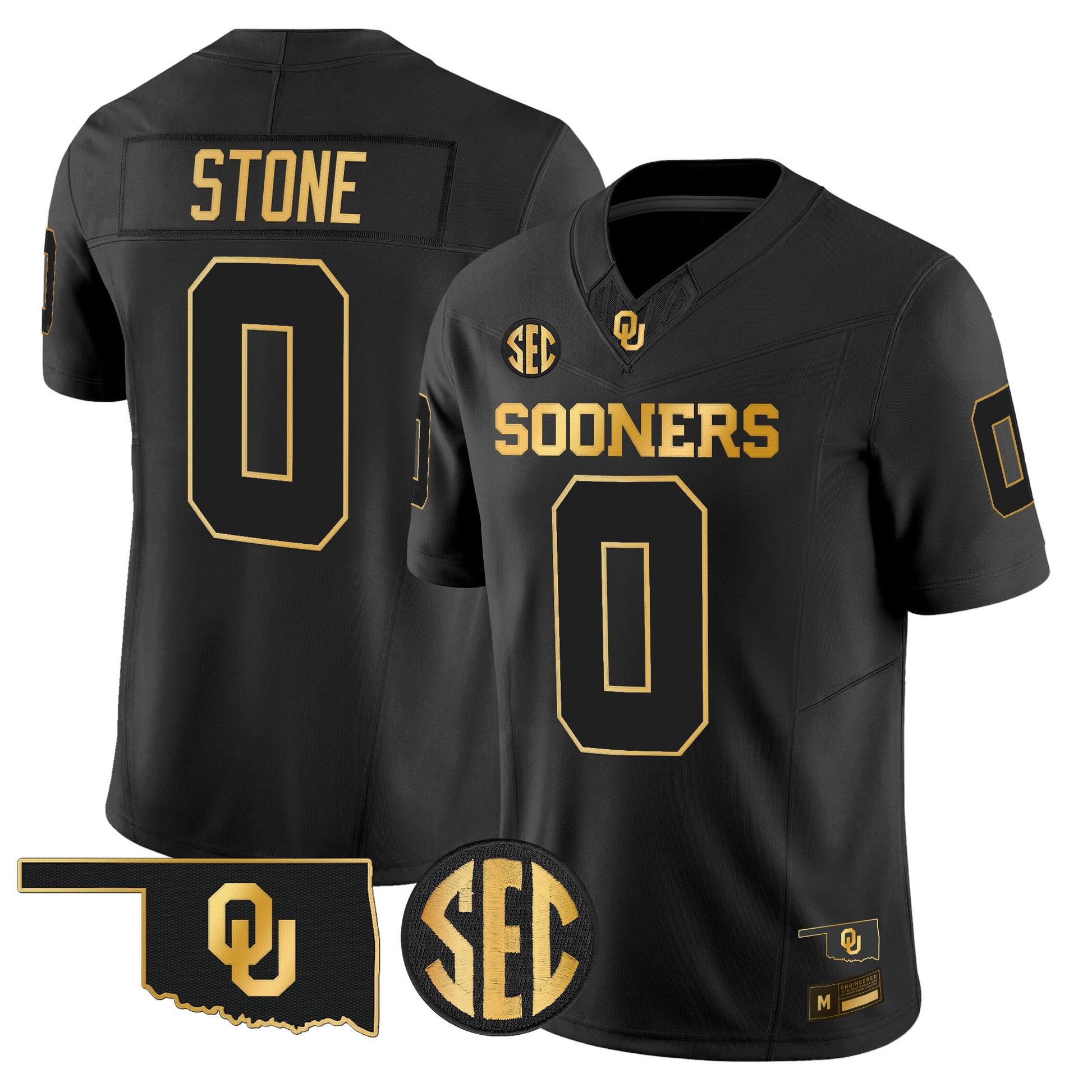 Oklahoma Sooners 2026 Gold Vapor Limited Jersey - Stitched