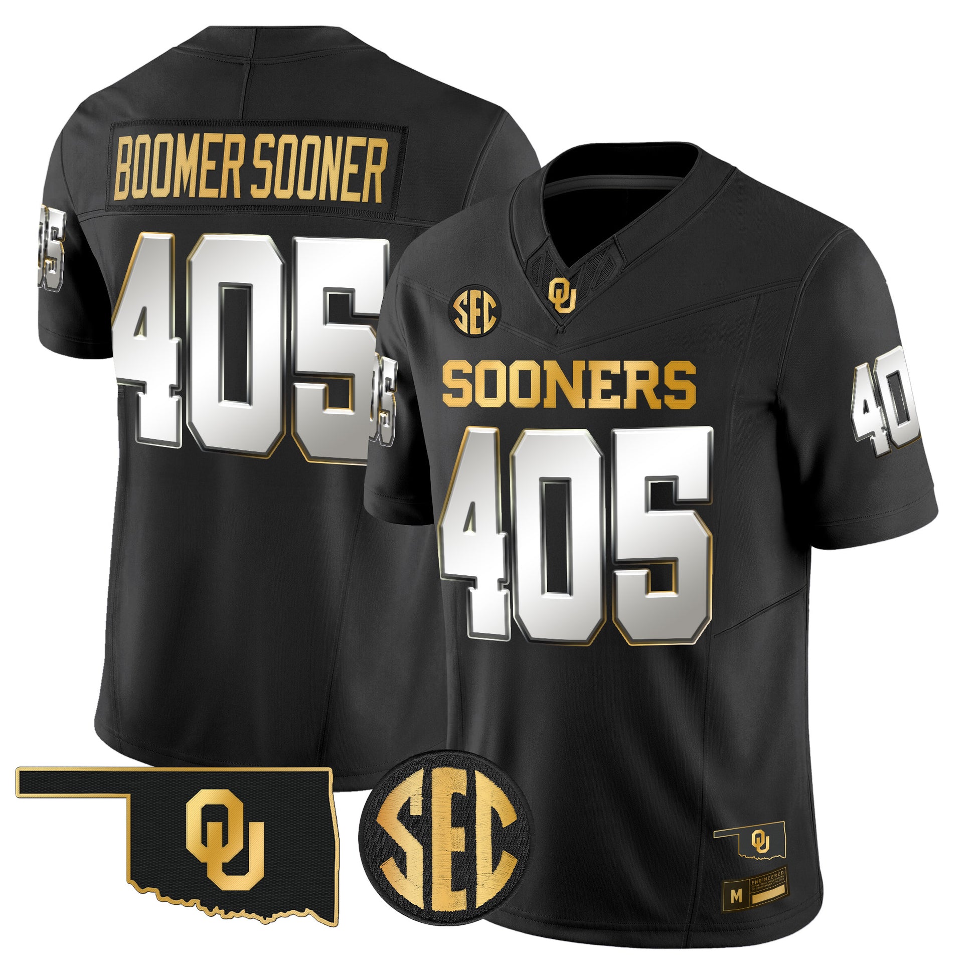 Oklahoma Sooners 2026 Gold Vapor Limited Jersey - Stitched