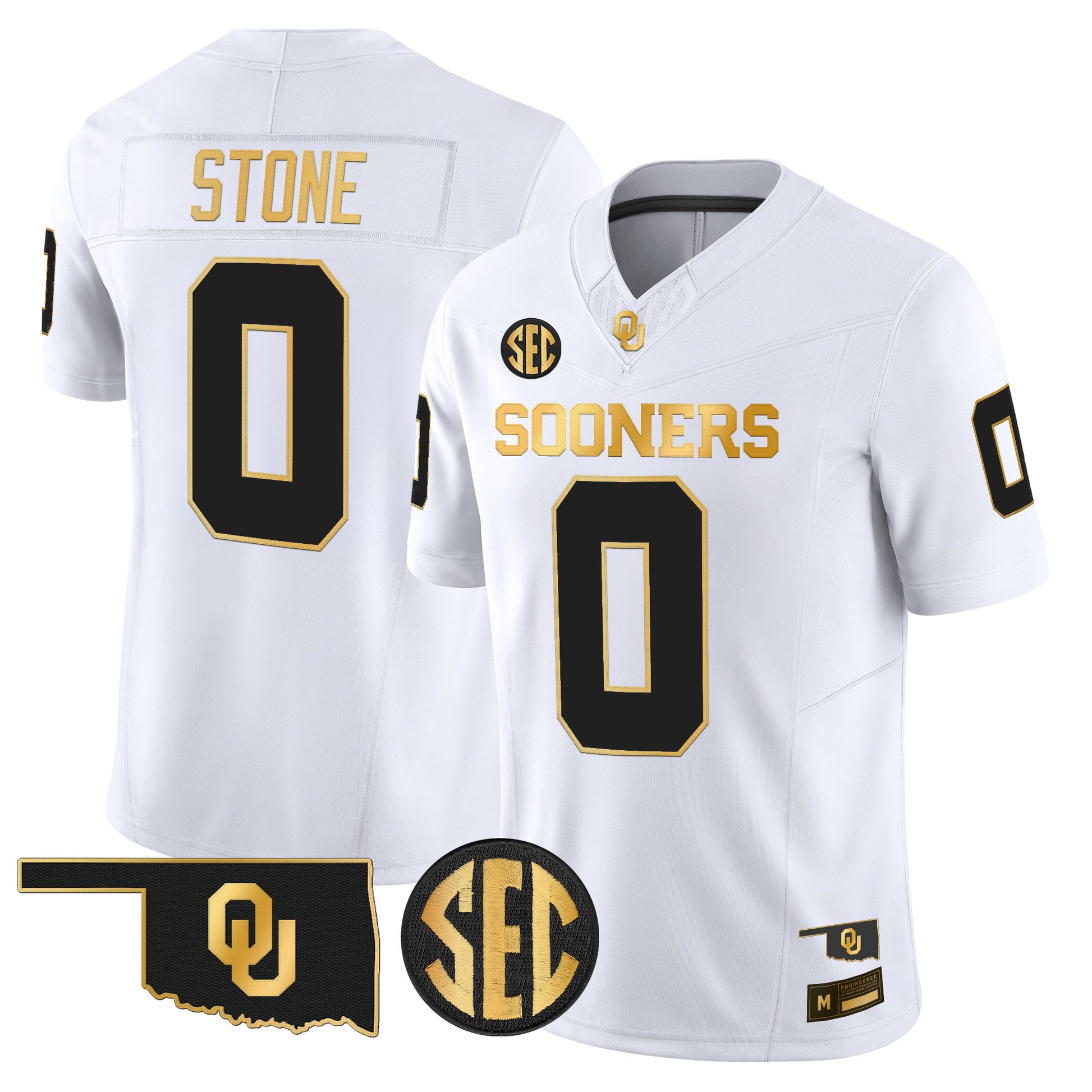 Oklahoma Sooners 2026 Gold Vapor Limited Jersey - Stitched