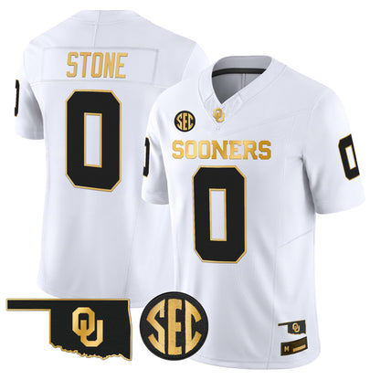 Oklahoma Sooners 2026 Gold Vapor Limited Jersey - Stitched