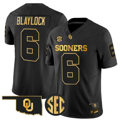 Oklahoma Sooners 2026 Gold Vapor Limited Jersey - Stitched