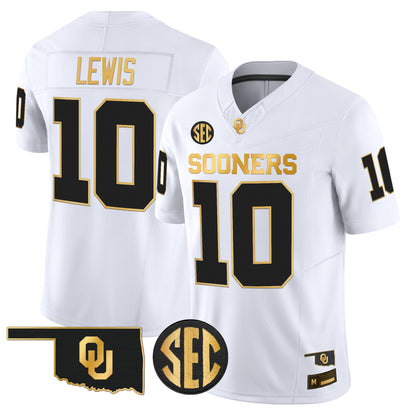 Oklahoma Sooners 2026 Gold Vapor Limited Jersey - Stitched