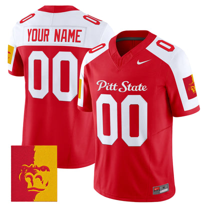 Pittsburg State Athletics 2026 Vapor Limited Custom Jersey - Stitched