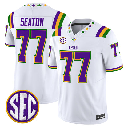  LSU Tigers 2026 "Mardi Gras Edition'' Vapor Limited Jersey - Stitched