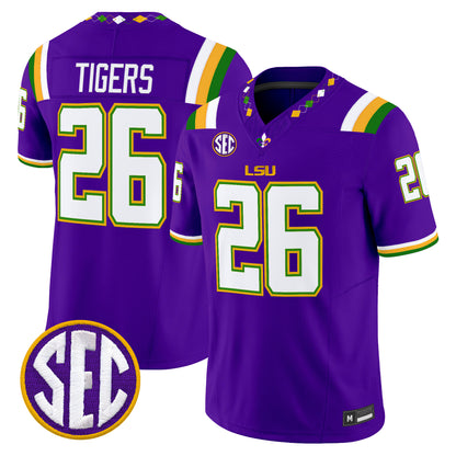  LSU Tigers 2026 "Mardi Gras Edition'' Vapor Limited Jersey - Stitched