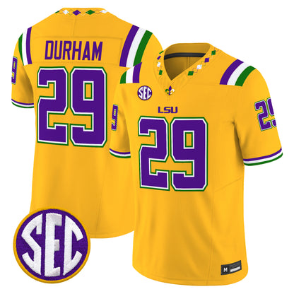  LSU Tigers 2026 "Mardi Gras Edition'' Vapor Limited Jersey - Stitched