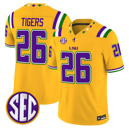  LSU Tigers 2026 "Mardi Gras Edition'' Vapor Limited Jersey - Stitched