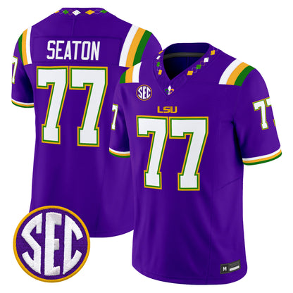  LSU Tigers 2026 "Mardi Gras Edition'' Vapor Limited Jersey - Stitched