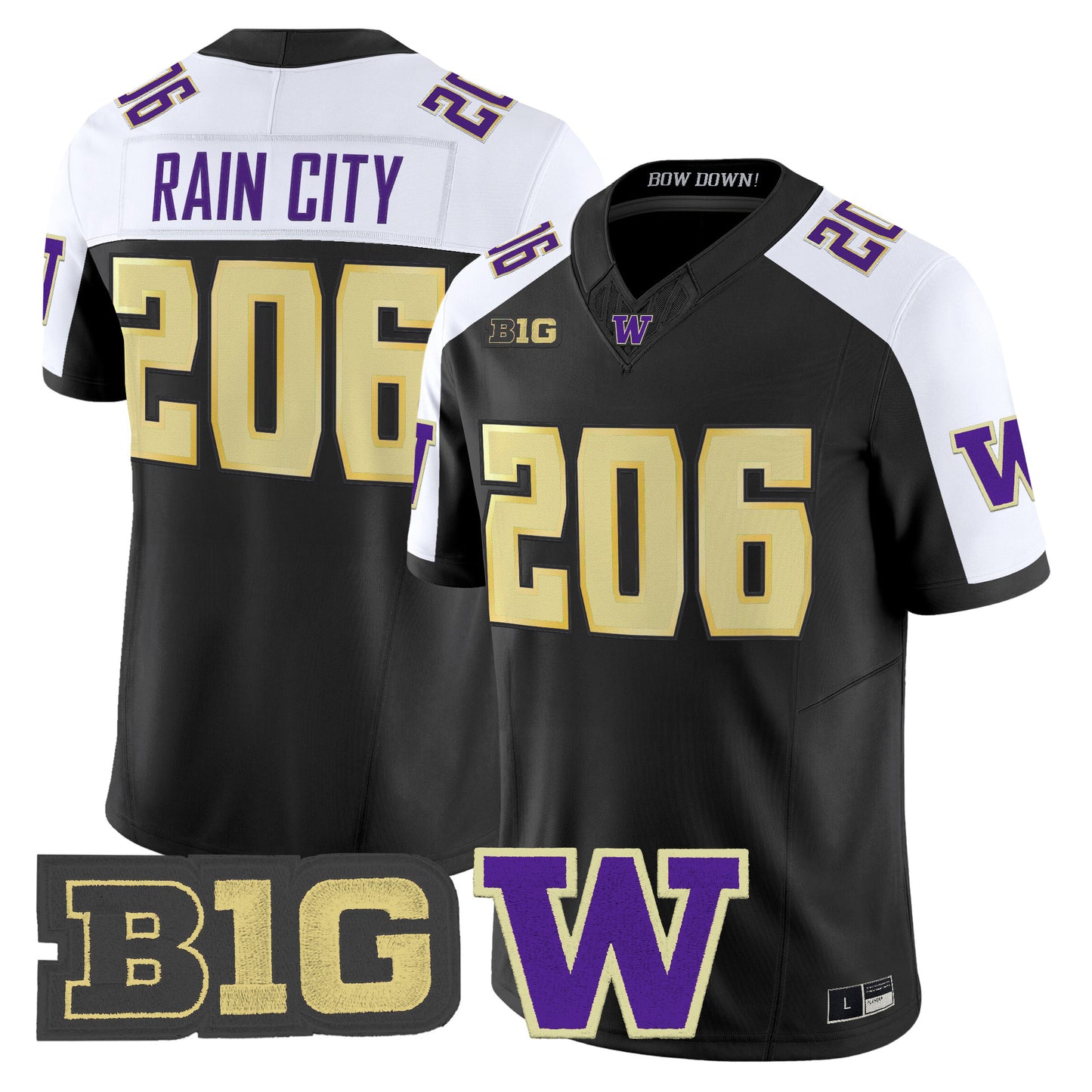 Men's Washington Huskies 2026 Vapor Limited Jersey - All Stitched