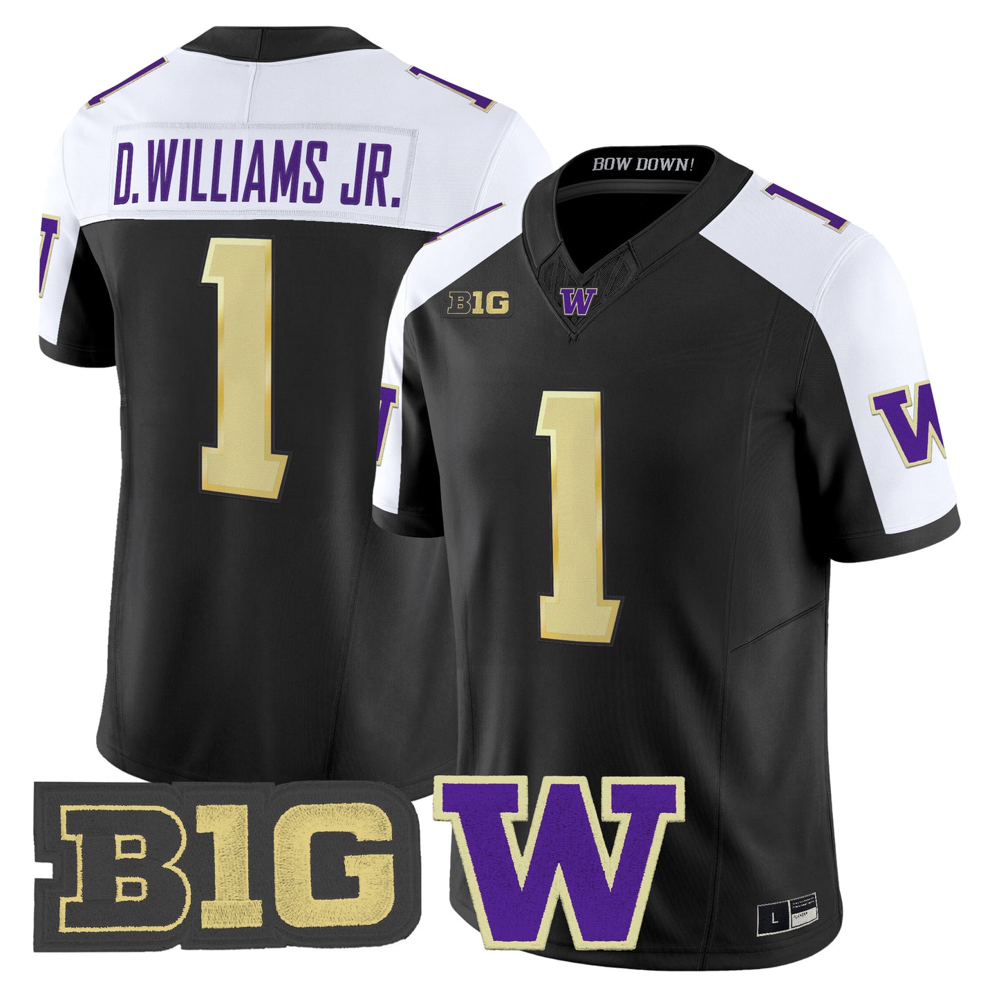 Men's Washington Huskies 2026 Vapor Limited Jersey - All Stitched