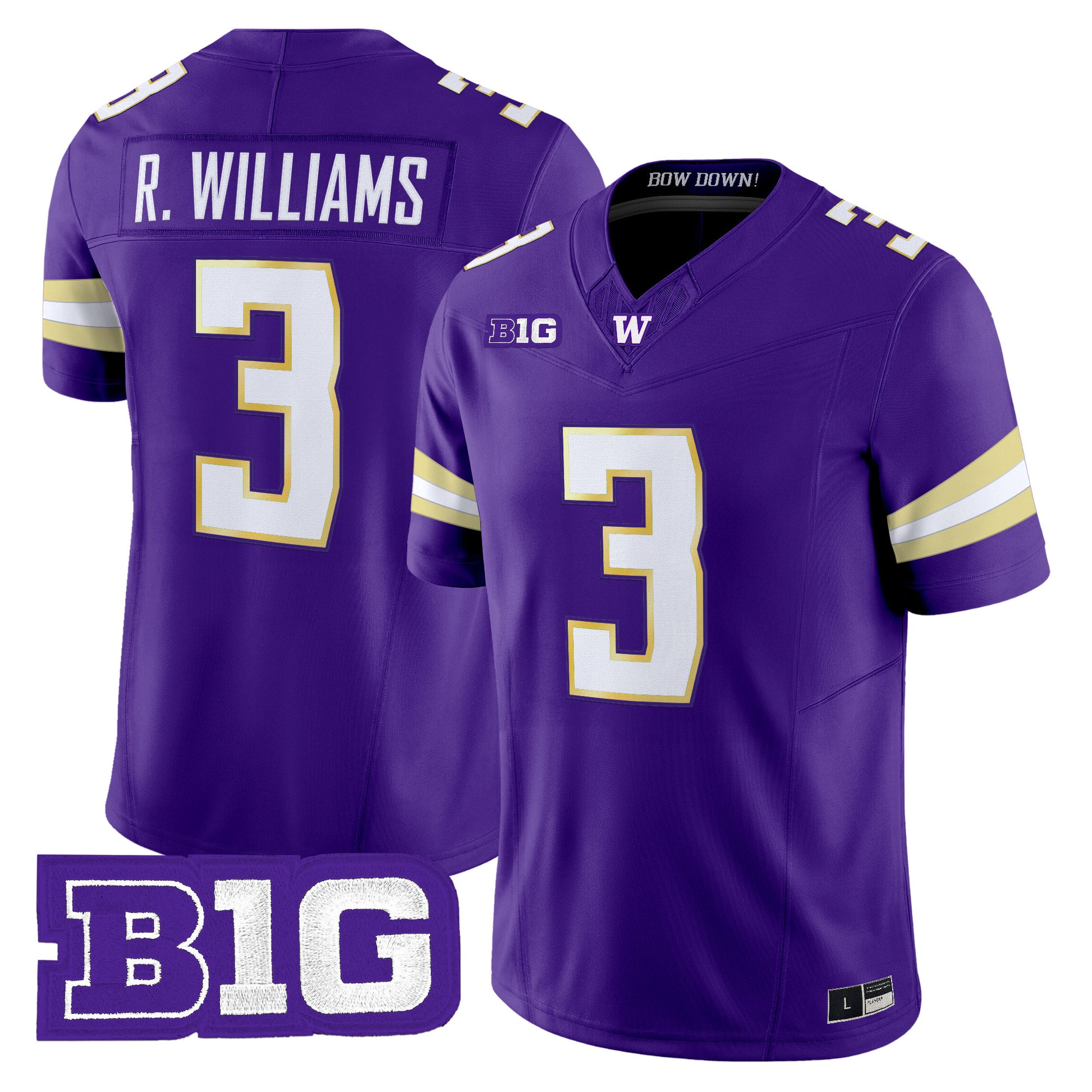 Men's Washington Huskies 2026 Vapor Limited Jersey - All Stitched