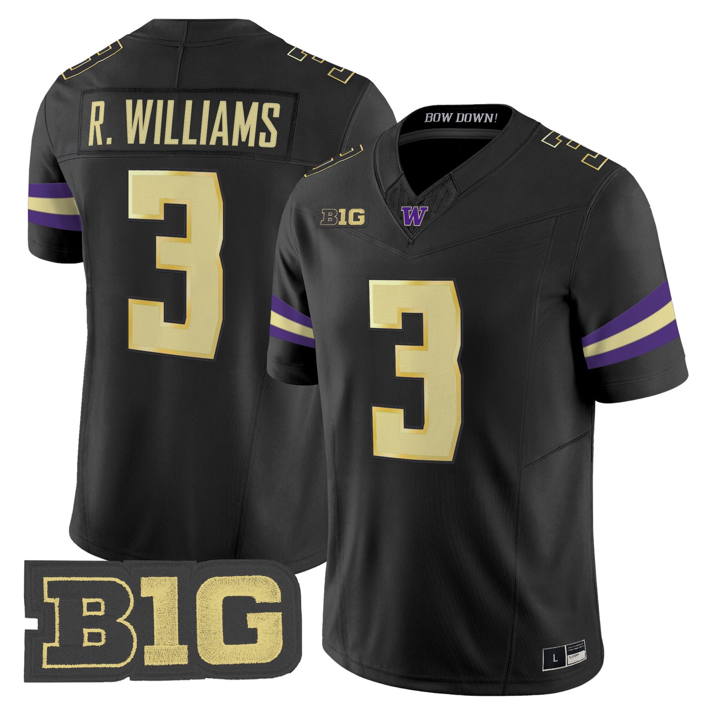 Men's Washington Huskies 2026 Vapor Limited Jersey - All Stitched
