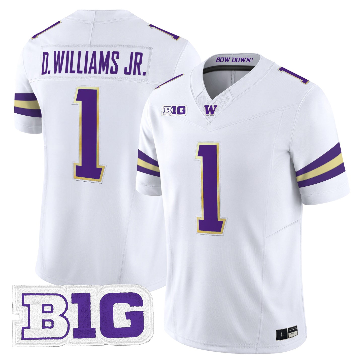 Men's Washington Huskies 2026 Vapor Limited Jersey - All Stitched