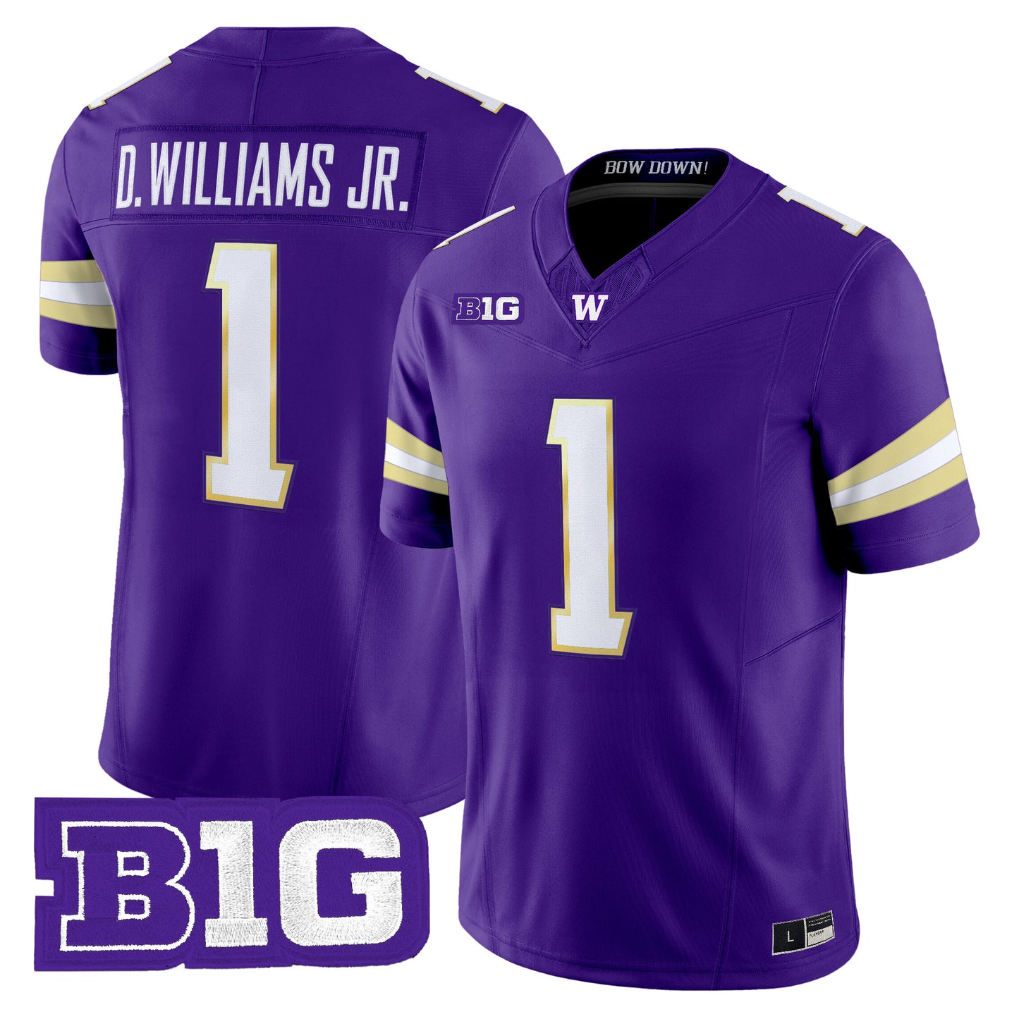 Men's Washington Huskies 2026 Vapor Limited Jersey - All Stitched
