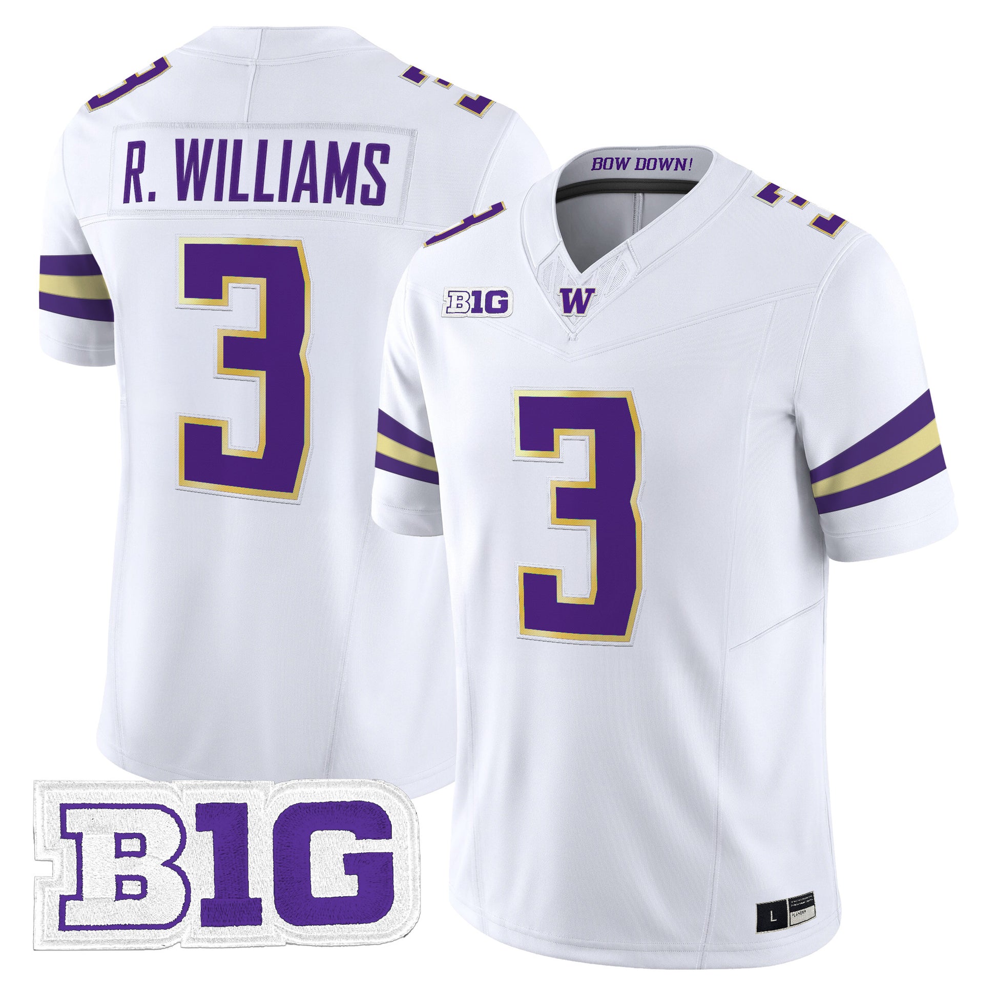 Men's Washington Huskies 2026 Vapor Limited Jersey - All Stitched