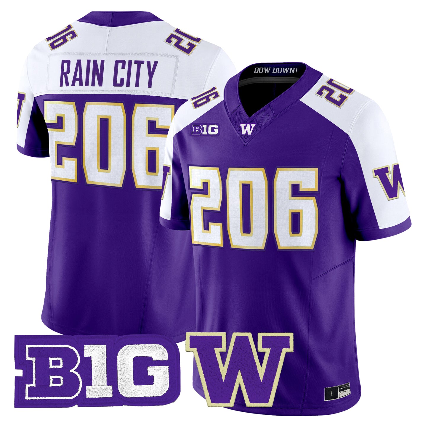 Men's Washington Huskies 2026 Vapor Limited Jersey - All Stitched
