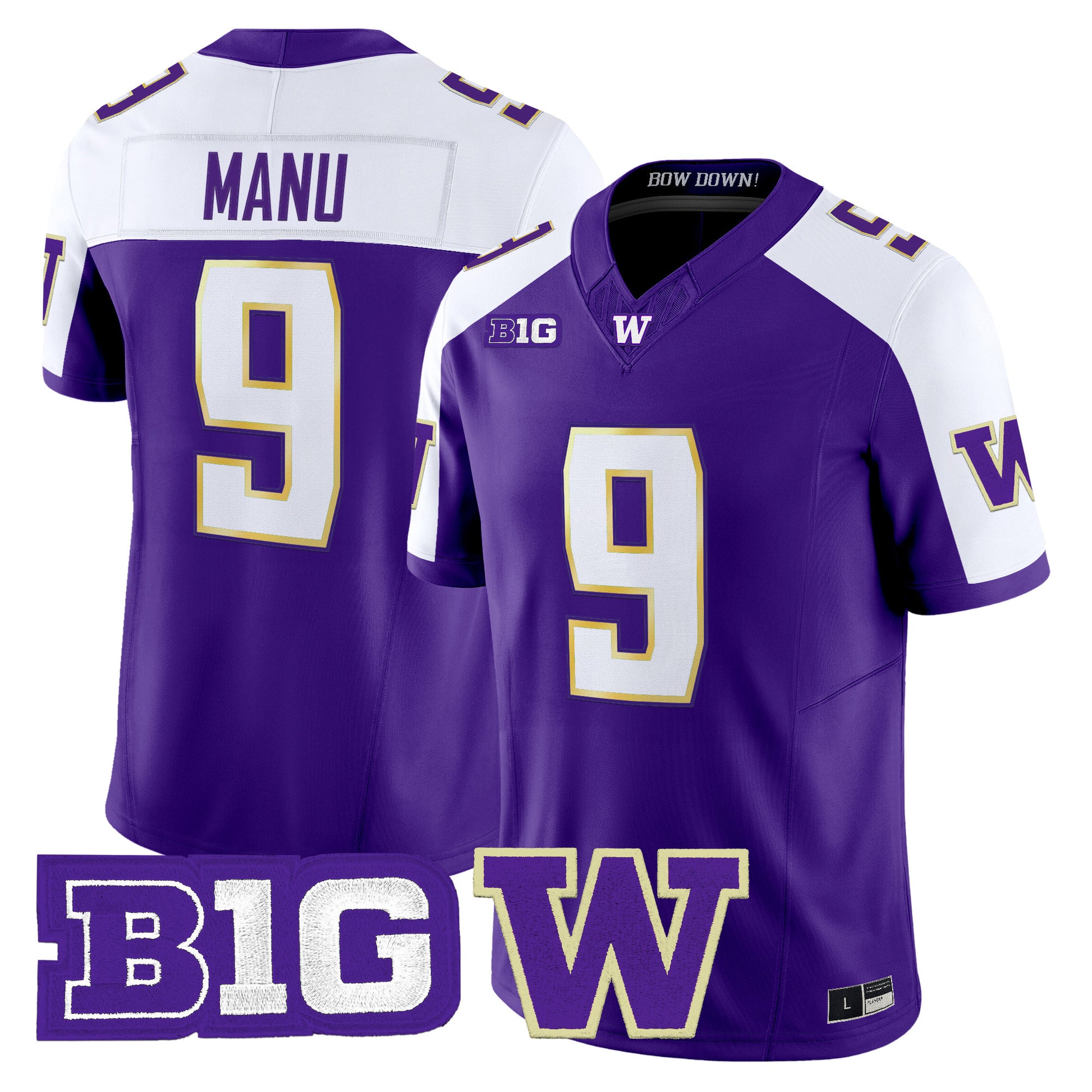 Men's Washington Huskies 2026 Vapor Limited Jersey - All Stitched