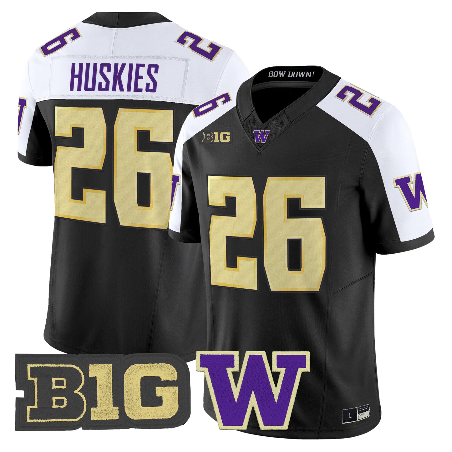 Men's Washington Huskies 2026 Vapor Limited Jersey - All Stitched