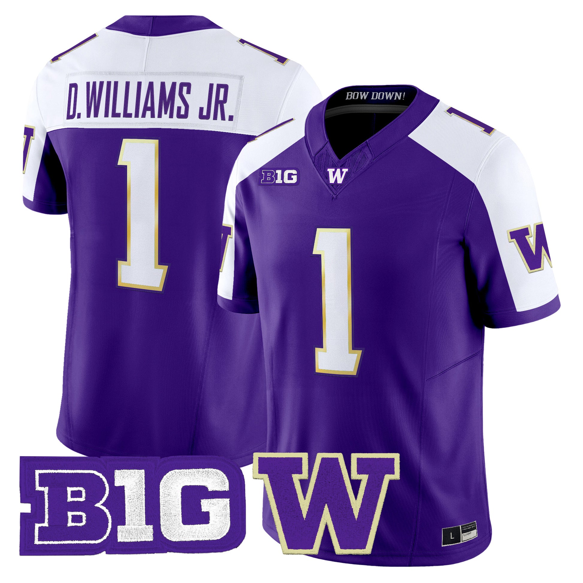 Men's Washington Huskies 2026 Vapor Limited Jersey - All Stitched