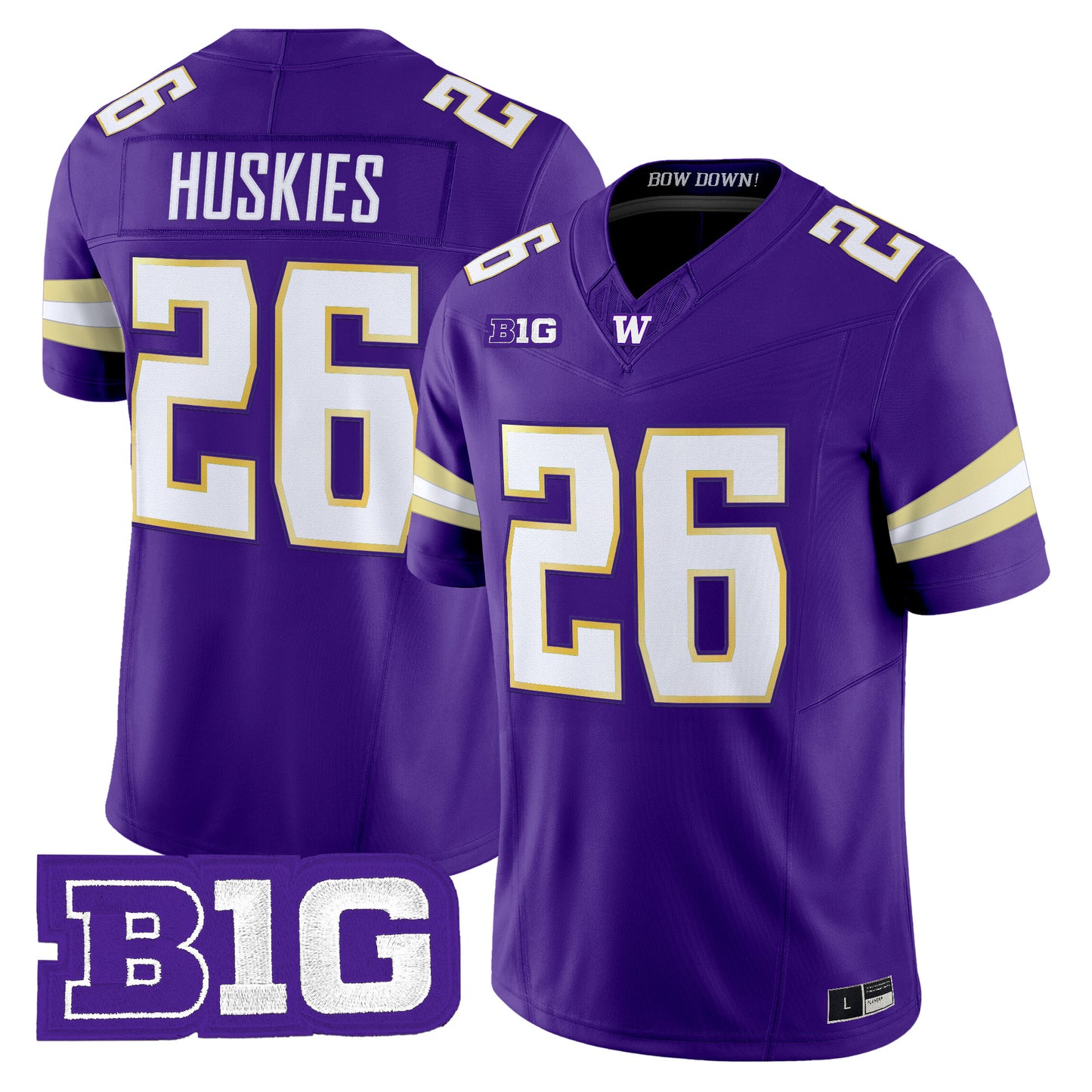 Men's Washington Huskies 2026 Vapor Limited Jersey - All Stitched